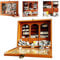 SIHPTO Anxiety Mini-Bücherregal mit 300 Mini-Büchern, kleines Bücherregal für Buchliebhaber, Miniatur-Puppenhaus-Bibliotheks-Dekoration, stressabbauendes Geschenk für Familie und Freunde