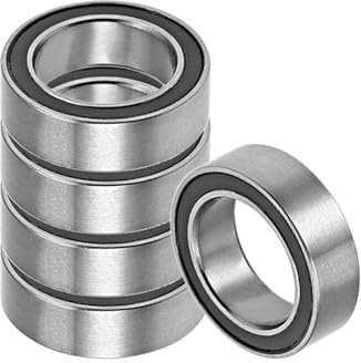 Kozelo 4 Stück MR128-2RS Kugellager - [8x12x3.5mm] Chromstahl Doppelt abgedichtete Rillenkugellager für Maschinenanwendungen Industrielle Ausrüstung