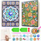 Bastelset Kinder ab 6 Jahre, Geschenke Mädchen 5 8 10 11 Jahre Diamond Painting Kinder Tagebuch Basteln Mädchen 7-8-9-12 Jahre Geschenkideen Spielzeug Geburtstagsgeschenk Mandalas Mosaik A5 Notizbuch