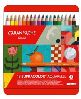 Caran d’Ache Etui 18 Farben Supracolor™ Aquarelle - Sonderedition/Ref. 3888.418