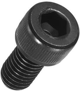 Kozelo 20pcs Tornillos de Cabeza Hexagonal - [M8-1.25 x 16mm] Aleación de Acero 12.9 Grado Óxido Negro Totalmente Roscado Allen Tornillo para Industrial Muebles Impresión 3D Reparación