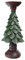 Weihnachtsbaum-Kerzenhalter, exquisiter Glitzer, Kerzenhalter, Ornament, Kunstharz, Teelichthalter für den Esstisch