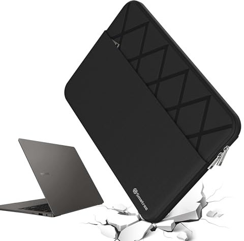 Smatree 15,6 Pulgadas Funda de portátil para Samsung Galaxy Book5/4/3 360, para Galaxy Book4/4 Edge/3, Book 2 Pro 360/2 Pro/Chromebook Plus, Funda para portátil con Bolsillo(E614)