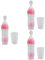 RORPOIR 3 Pièces Biberons Bouteille De Distributeur D'aliments Pour Bébés Biberon De Lait Pour Bébé Mangeoire Pour Bébé Cuillère Bébé Bouteilles De Céréales De Riz Biberon Bébé Rose