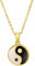 LAFATINA Yin und Yang Anhänger Kette Halskette für Herren Damen Taichi Halloween Weihnachten Freundschaft Edelstahl Anhänger Kette