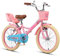 Glerc Sasha 20 Zoll Kinderfahrrad für 7-10 jährige Mädchen im Retro-Vintage-Stil Kinderfahrräder mit Puppenfahrradsitz & Stützrädern Rosa