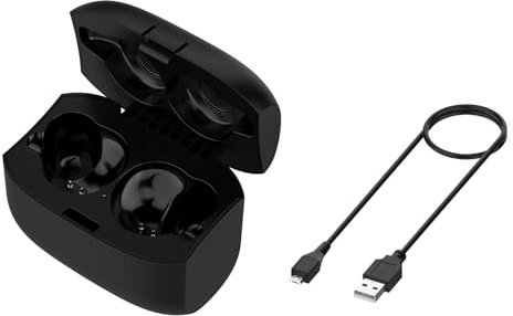 Charging Case for Jabra Elite 65t Headphone,Headset Replacement Charger Case charging compartment, Storage and Charging Dock for Jabra Elite 65t Earbuds