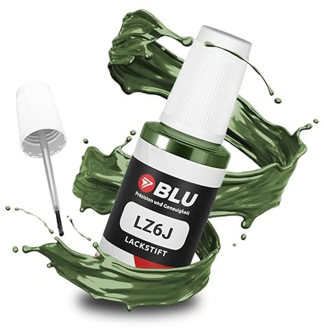 BLU Stylo de Retouche de Peinture Vert Compatible avec VW LZ6J Vert Cèdre | Réparation de Peinture Automobile