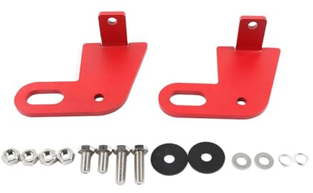 HUASRCFP Supporto a Sfera Adatto per Suzuki Jimny 2019 Gancio di Traino per Paraurti Anteriore/Posteriore Accessori Esterni Portanti Ad Alta Resistenza(Rear-Red)