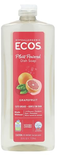 Ecos, Dishmate Liquid Grapefruit, 25 Fl Oz
