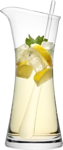 LSA International BR25 Bar, Caraffa da cocktail con agitatore, 1.2 l, Trasparente