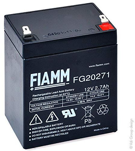 Fiamm - Fiamm - Batterie Plomb AGM FG20271 12V 2.7Ah F4.8