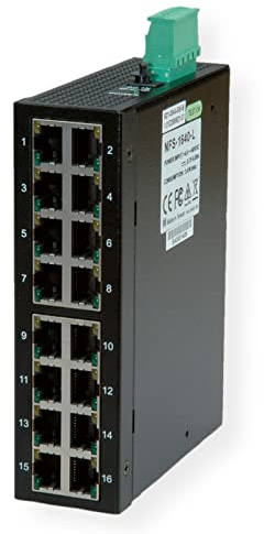 ROLINE Industrie Switch 16x RJ-45, unmanaged