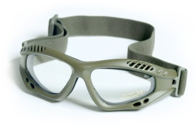 Mil-Tec Brille-15615401 Oliv Klar Einheitsgröße