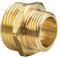 tecuro capezzoli Raccordo bicono in ottone Blank 1 pollici filettatura maschio x 1 1/4 (5/4 filettatura esterna)
