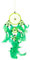 40cm x 9cm Dreamcatcher Traumfänger Neon Grün Gute Träume Indianer