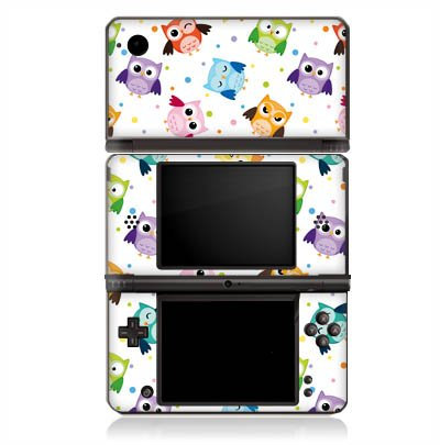 DeinDesign Skin kompatibel mit Nintendo DSi XL Folie Sticker Kinder Eule Muster