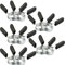 C.P. Sports PAAR Hantelverschlüsse, Feststeller, 30mm, Federverschlüsse, Federclip, Hantel (5 Paar)