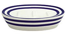 MSV Porte Savon Céramique SEAUVILLE Bleu Marine