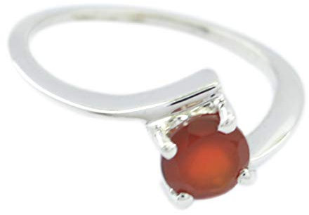RIYO Designer 925er Sterlingsilber prächtiger echter roter Ringgeschenk de