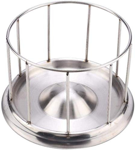 zaizai Comedero para Reptiles de Acero Inoxidable, Recipiente de Agua Duradero para Tortugas