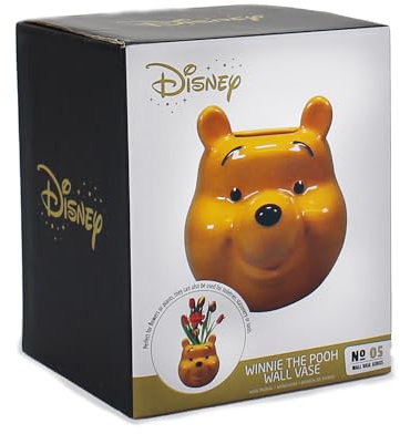 Half Moon Bay: Vaso Fiori Winnie The Pooh | Vaso Fiori da Appendere personalizzato Disney, Licenza Ufficiale 100%, ideale come decorazione casa, vaso portafiori o disney gadget