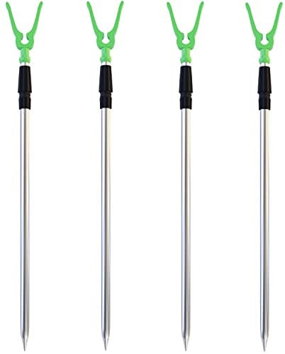 MoLife Rutenhalter Rutenständer Angelzubehör Angelrutenständer Set (4er Set)