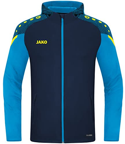 JAKO - Veste à Capuche Performante, Mixte, Marine/Bleu Jako, L