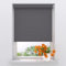 Radeco® Lichtdurchlässiges Rollo 140 x 190 cm grau, Größen von 40 bis 240 Breite, ohne Bohren möglich, Rollo wandmontage, Rollo 140 cm breit, Fenster rollos für innen, rollos für Fenster