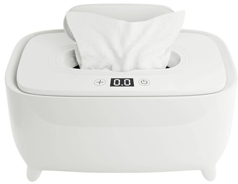 PUREVACY Baby Wipe Warmer Dispenser. Light Green Baby Diaper Warmer Wipes Heater 8W. Odorless Plastic Baby Wipes Warmer Dispenser. Silent Wet Wipes Warmer for Babies
