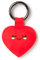 Legami - Porte-clés AirTag, 3,8 x 5 cm, en silicone et métal - Tema Heart - Personnalisez votre appareil - Protège sans entraver le signal