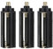 Type cylindrique Noir Support de Batterie en Plastique pour 3X AAA à 18650 Convertisseur de Batterie Box Box Adaptateur de Lampe de Lampe de Poche AAA, Porte-Batterie cylindrique, boîte de