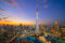 adrium Acryl-Bild 90 x 60 cm: Luftaufnahme des Burj Khalifa in Dubai Downtown Skyline und Brunnen, Vereinigte Arabische Emirate oder VAE. Finanzviertel und Ge (139591161)