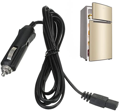Fowybe alimentación para Mini Nevera | Cable Cargador para Encendedor Cigarrillos - alimentación para refrigerador portátil 12 V/24 V para Coche
