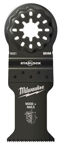 Milwaukee 35 mm Tauchholz mit Nägeln StarLock Multi-Tool-Klingen