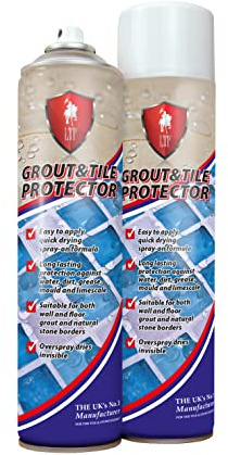 LTP Grout Sealer Tile Protector Spray Can Aerosol (250ml-2Cans)