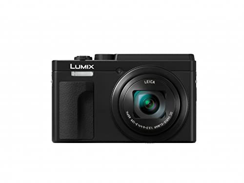 Panasonic Lumix TZ95D | Appareil Photo Compact (Capteur 20.3MP, Zoom Puissant Leica 30x F3.3-6.4, Viseur, Écran Tactile inclinable, Mode Selfie, Vidéo 4K, Stabilisation) Noir – Version Française