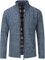 MATINEE Mens Fleece Thermal Fleece Lined Sweater Cardigans (UK, Alpha, XL, Regular, Regular, Blue Melange)