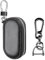 Estuches de Llave, Funda de Cuero de PU para Llaves, Portátil Organizador Llaves, Funda de Cuero para Llave de Coche, Llavero con Mosquetón para Coche, para Varias Llaves de Coche o Moto, Butyeak