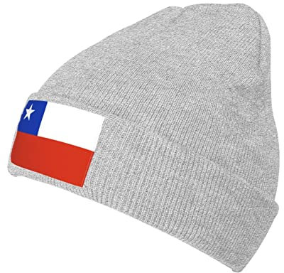 Oudrspo Flagge von Chile Herren & Damen Beanie Mütze Wintermütze Strickmütze Totenkopfmütze