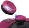PlayVital Stick Caps für ps5,Stick Aufsätze für ps4,Kappen für Xbox Series X&S,Joystick Caps Zubehör für Xbox One/Elite Series 2,Analog Stick Kappen für Switch Pro Controller-Kosmisches Rot&Schwarz