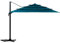 Hespéride - Parasol déporté rectangulaire multi-toile melhia bleu canard 4 x 3m en aluminium acier et oléfine