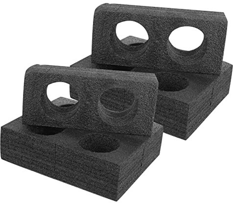 WOONEKY 4piezas Portavasos Reutilizables con Diseño Multiagujeros Anticolisión para Llevar Bebidas Al Aire Bandejas Portabebidas Resistentes para Picnic y Reuniones