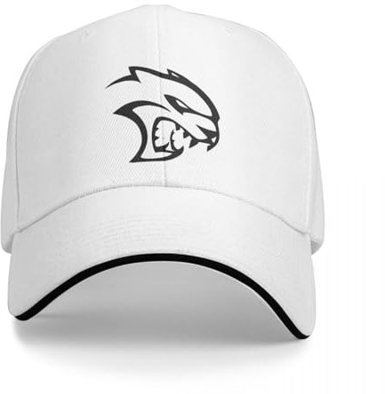 Lässige Unisex Baseballkappe Verstellbarer Hut Hip Hop Mode Laufmode Fit für Challenger SRT Hellcat Demon