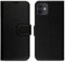 Case For iPhone 12/12 Pro - PU Leather Flip Protective Book Cover Women Men For iPhone 12/12 Pro Black