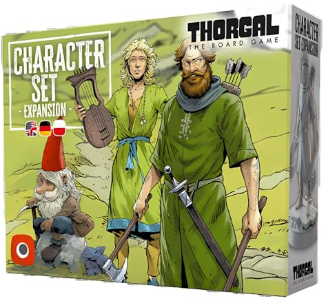 Portal Games | Thorgal: The Board Game – Character Set Expansion | New Heroes Petrov, Tjazi & Vigrid | Miniatures & Character Boards | 1–4 Players | Ages 14+