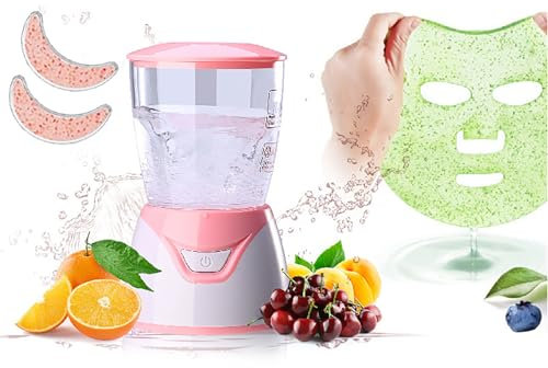 BeauFairy Machine à Masques, Machine de Masque Facial, Traitement du Visage, Kit de Machine à Faire Soi-même, Masque de Légumes de Fruits Naturels Bricolage SPA Machine, pour Yeux Soins Peau, 001