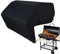 Couvercle de brûleur latéral intégré - Housse de grille étanche - Protection contre le vent - Pour camping, pique-nique, barbecue