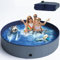 Kugooyi Piscine pour chiens de grande taille - Pliable - 160 x 30 cm - Gris