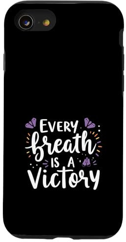 CF Warrior Breathe For A Cure Bewusstsein für Mukoviszidose Hülle für iPhone SE (2020) / 7 / 8